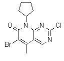 6-溴-2-氯-8-環戊基-5-甲基吡啶并[2,3-d]嘧啶-7(8H)-酮