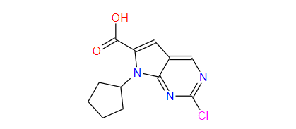 2-氯-7-環戊基-7H-吡咯并[2,3-d]嘧啶-6-羧酸