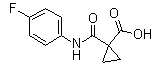 1-(4-氟苯基氨基甲?；?環丙烷羧酸